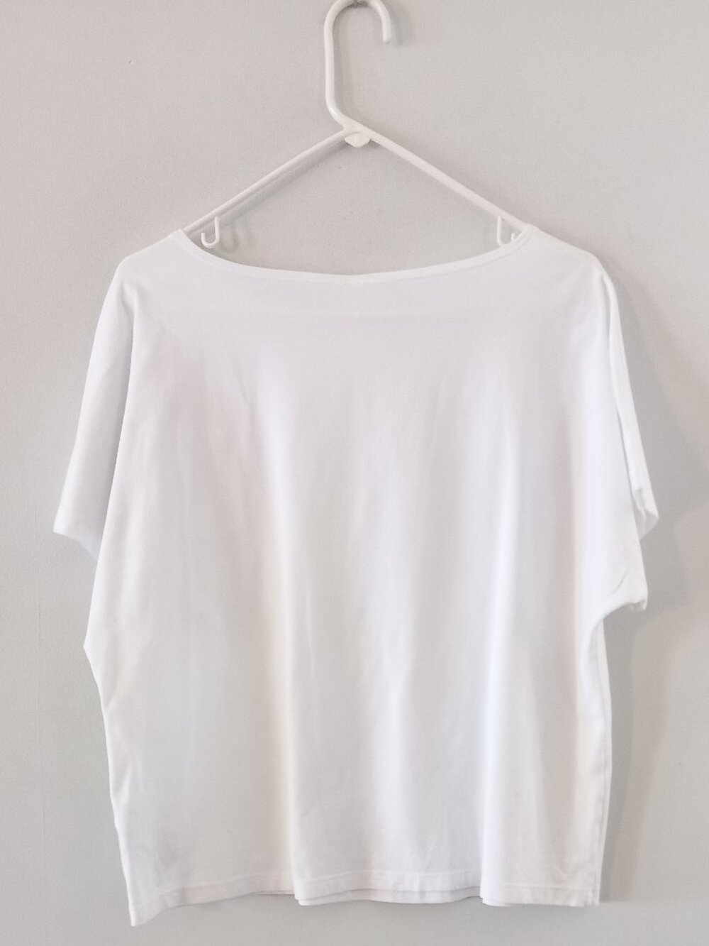ISCHIKO by OSKA boxy white t shirt with shoulder button details - Picture 5 of 11